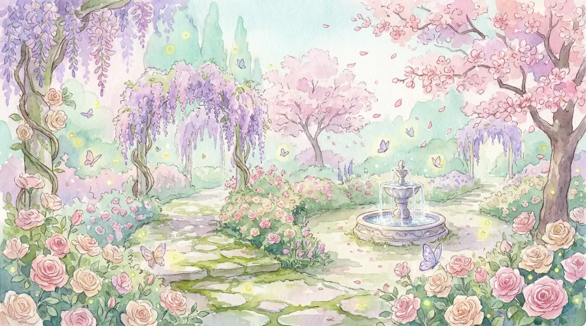 女性向纯爱 APP - 梦幻花园背景